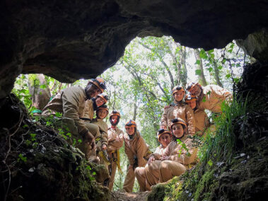 Espeleología en la Cueva Marco (Bizkaia)