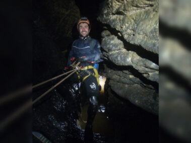 Espeleología en Cueva AIXA IV Cañon (Gipuzkoa)