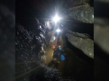 Espeleología en Cueva AIXA IV Cañon (Gipuzkoa)