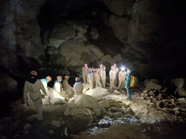 Espeleología en Cueva AIXA II (Gipuzkoa)