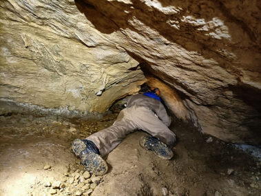 Espeleología en Cueva AIXA II (Gipuzkoa)