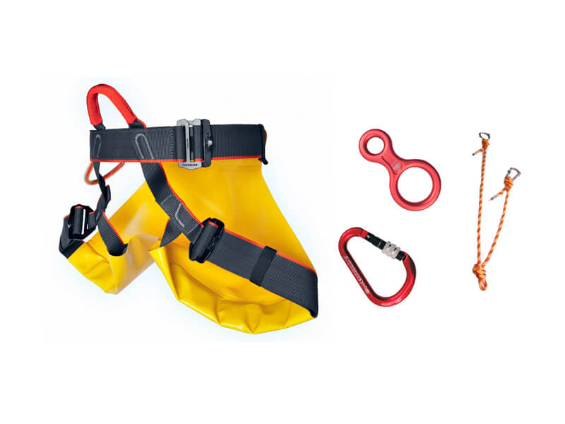 Harness rental for canyoning