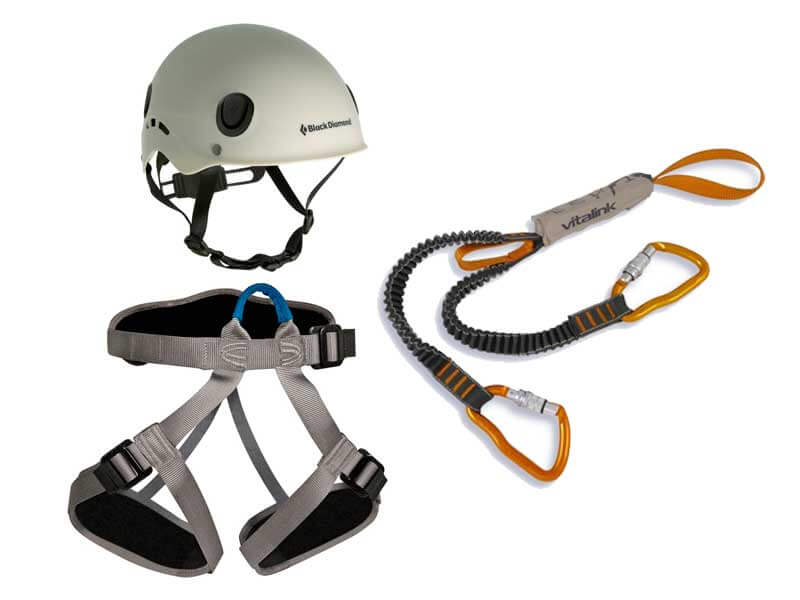 Full equipment rental for VIA FERRATA