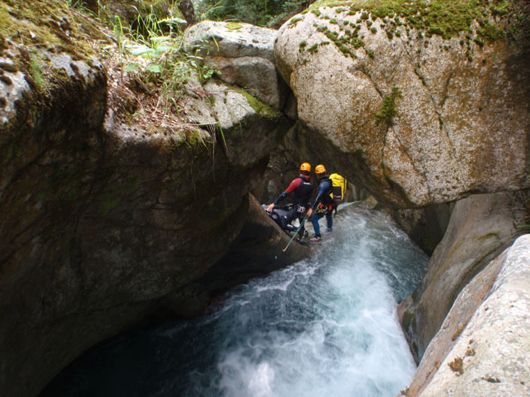 Curso técnico en Descenso de Barrancos