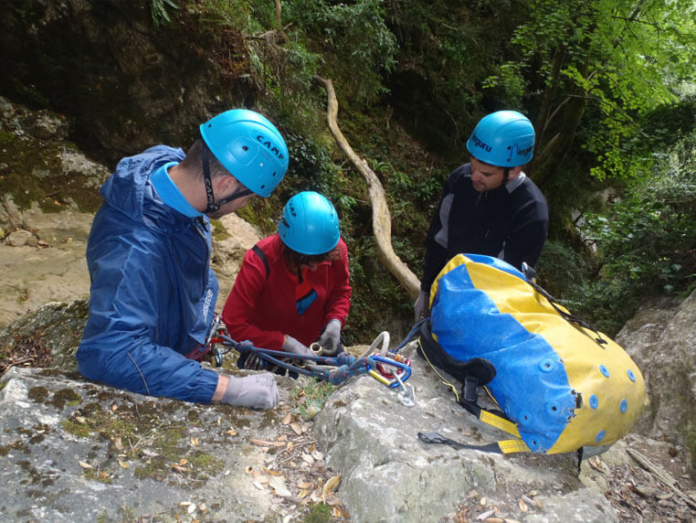 Curso técnico en Descenso de Barrancos