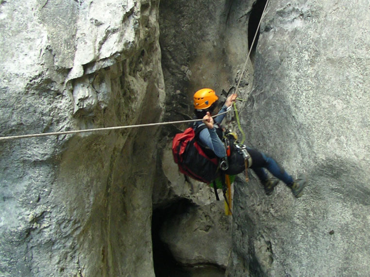 Curso técnico en Descenso de Barrancos