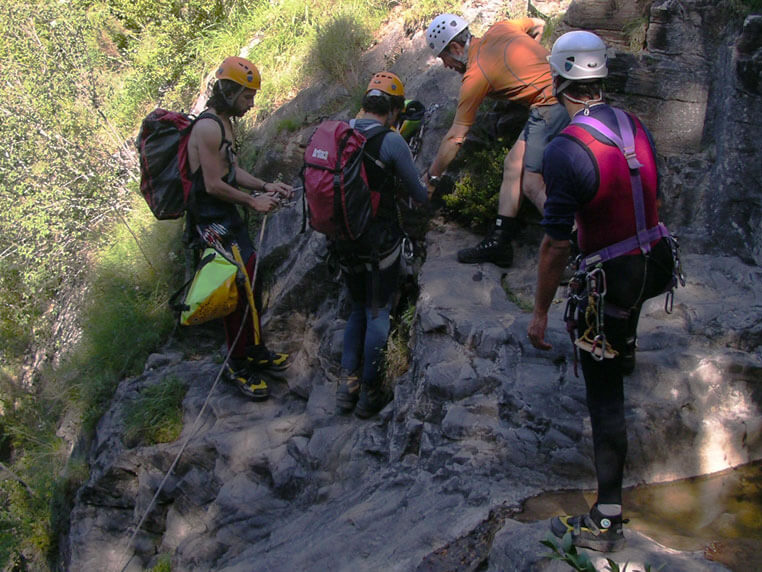 Curso técnico en Descenso de Barrancos