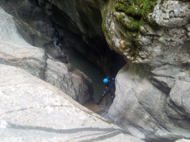 Descenso del Barranco Gloces (Pirineos)