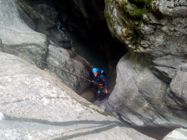 Descenso del Barranco Gloces (Pirineos)
