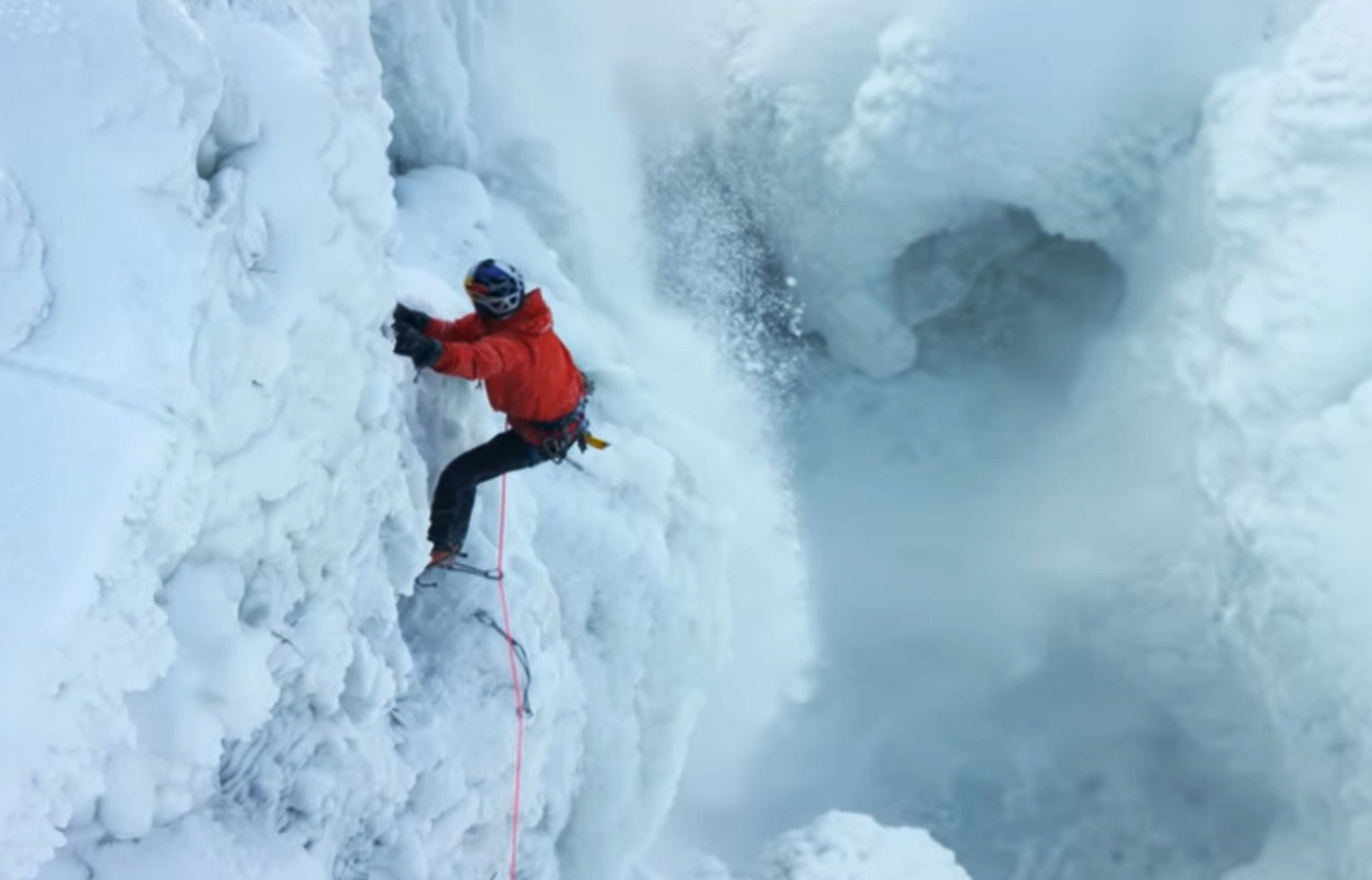 Will Gadd Ice climbing dreamer.
