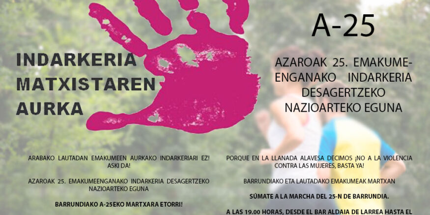 25N INTERNATIONAL DAY OF VIOLENCE AGAINST WOMEN