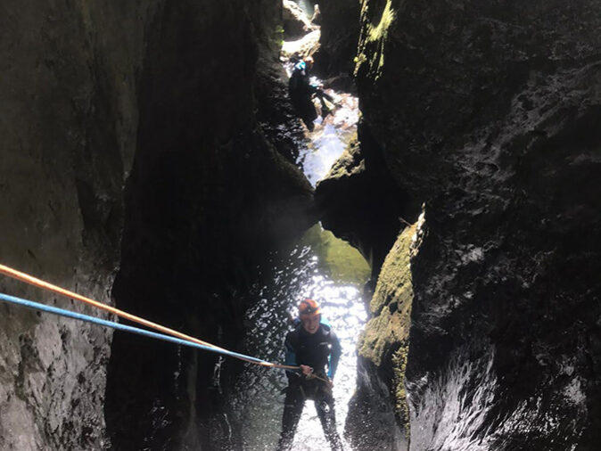 Descenso de barrancos en Euskadi