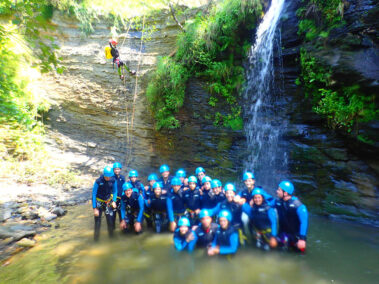 Descenso del Barranco Chorretones (Bizkaia)