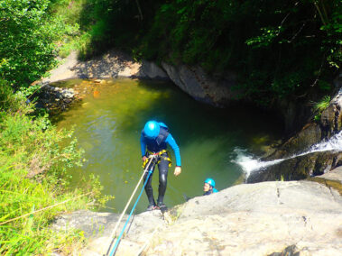 Descenso del Barranco Chorretones (Bizkaia)