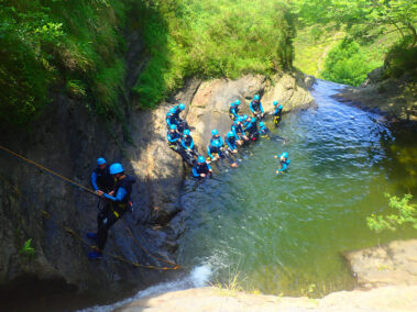 Descenso del Barranco Chorretones (Bizkaia)