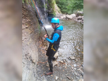 Descenso del Barranco Chorretones (Bizkaia)