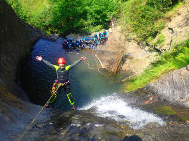 Descenso del Barranco Chorretones (Bizkaia)