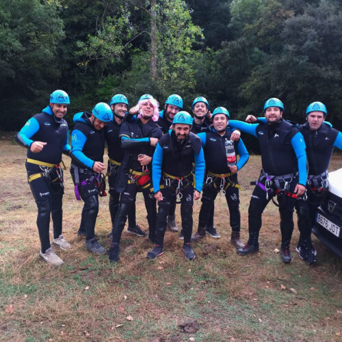 Descenso de barrancos para despedidas de Soltero/a